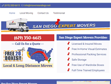 Tablet Screenshot of moverssandiego.net